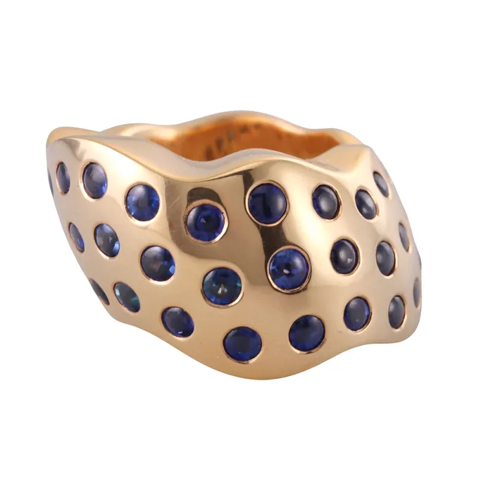 Rings Vhernier Sapphire Gold Ring Vhernier