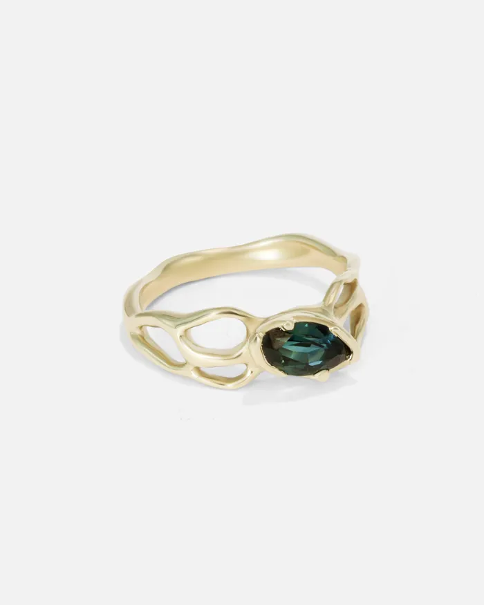 Rings Young Sun Song Dappled Summer Marquise Sapphire Ring Rings Young Sun Song Dappled Summer Marquise Sapphire Ring
