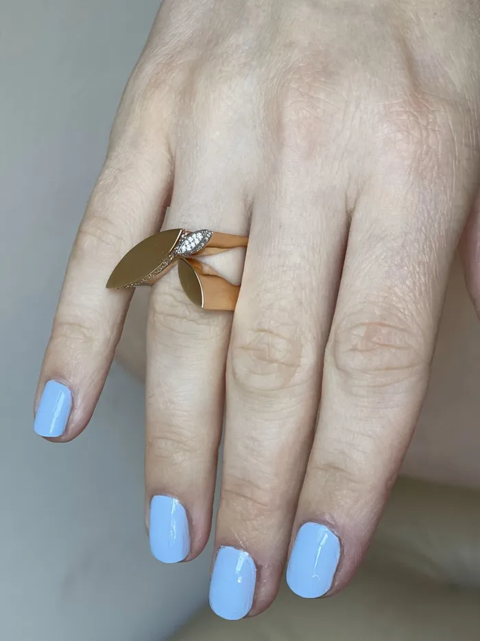 Roberto Coin Rings Roberto Coin Rose Gold Diamond Statement Ring