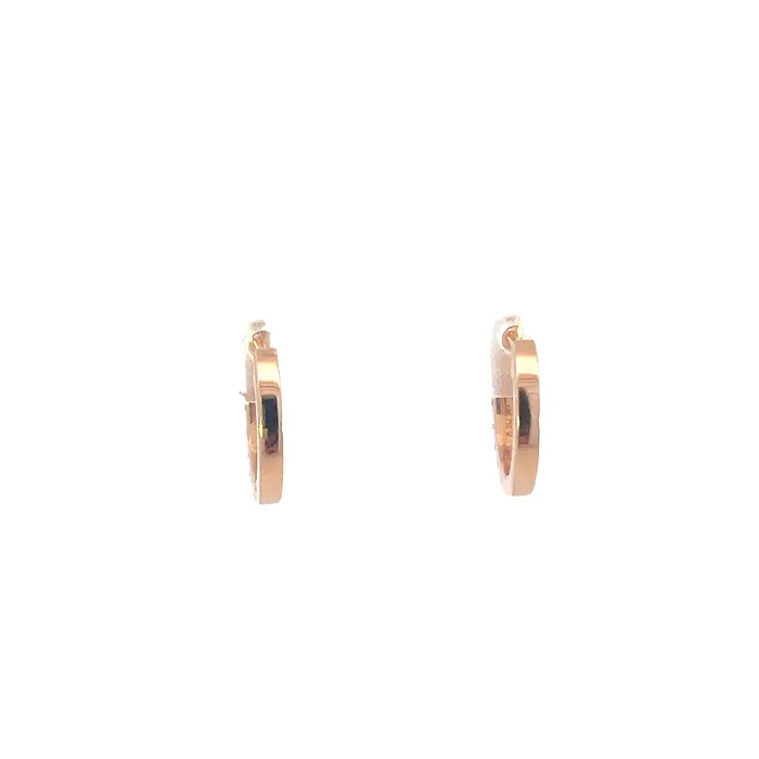 Rose Gold Huggies YaninaCo Jewelry Earrings