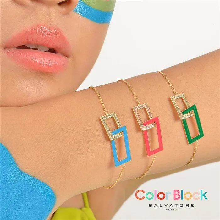 Salvatore Plata Bracelets Salvatore Plata Color Block BRACELET