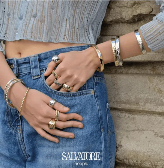 Salvatore Plata Rings Salvatore Plata Hoops Ring