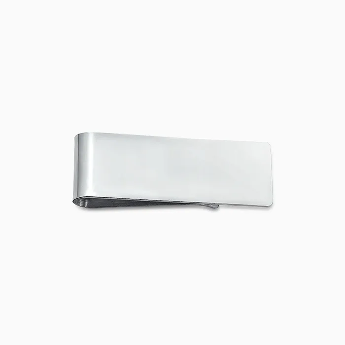 Sandy Steven Engravers Engravable Classic Sterling Silver Money Clip Rings