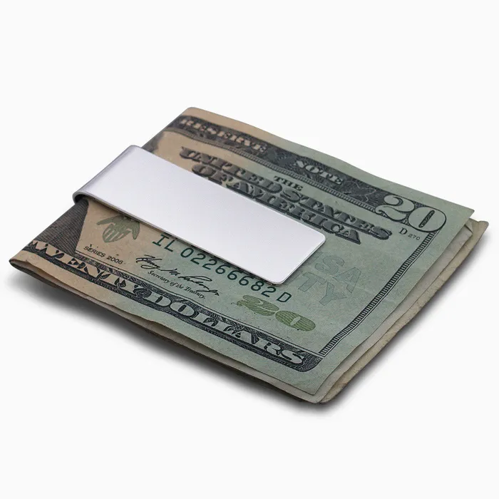 Sandy Steven Engravers Engravable Classic Sterling Silver Money Clip Rings