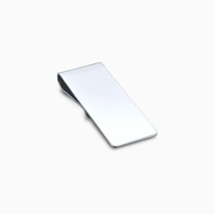 Sandy Steven Engravers Engravable Classic Sterling Silver Money Clip Rings