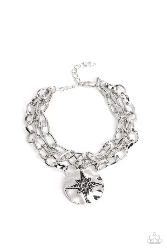 True North Twinkle Silver Bracelet Jewelry by Bretta Paparazzi Accessories Bracelets
