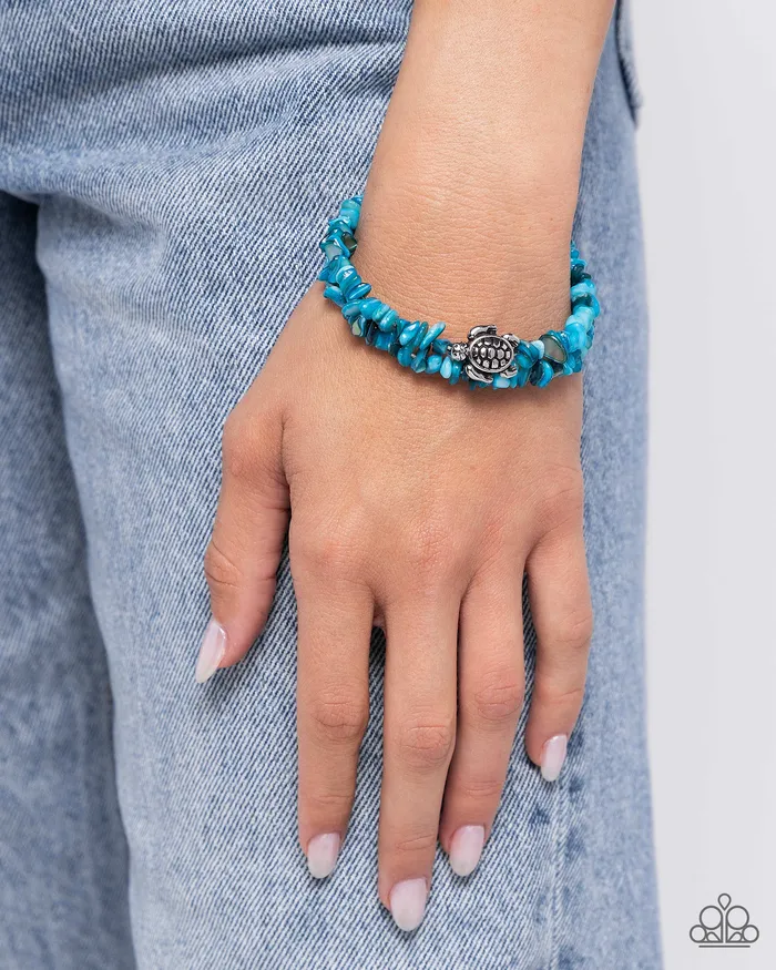 Turtle Talisman Blue Turtle Bracelet Jewelry by Bretta Paparazzi Accessories Bracelets Turtle Talisman Blue Turtle Bracelet Jewelry by Bretta Paparazzi Accessories Bracelets