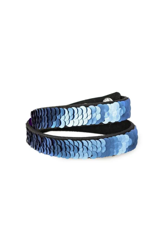 Under The SEQUINS Purple Wrap Bracelet Jewelry by Bretta Paparazzi Accessories Bracelets Under The SEQUINS Purple Wrap Bracelet Jewelry by Bretta Paparazzi Accessories Bracelets