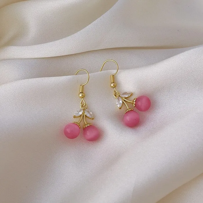 UrbanVinta Earrings Petite Cherry Earrings