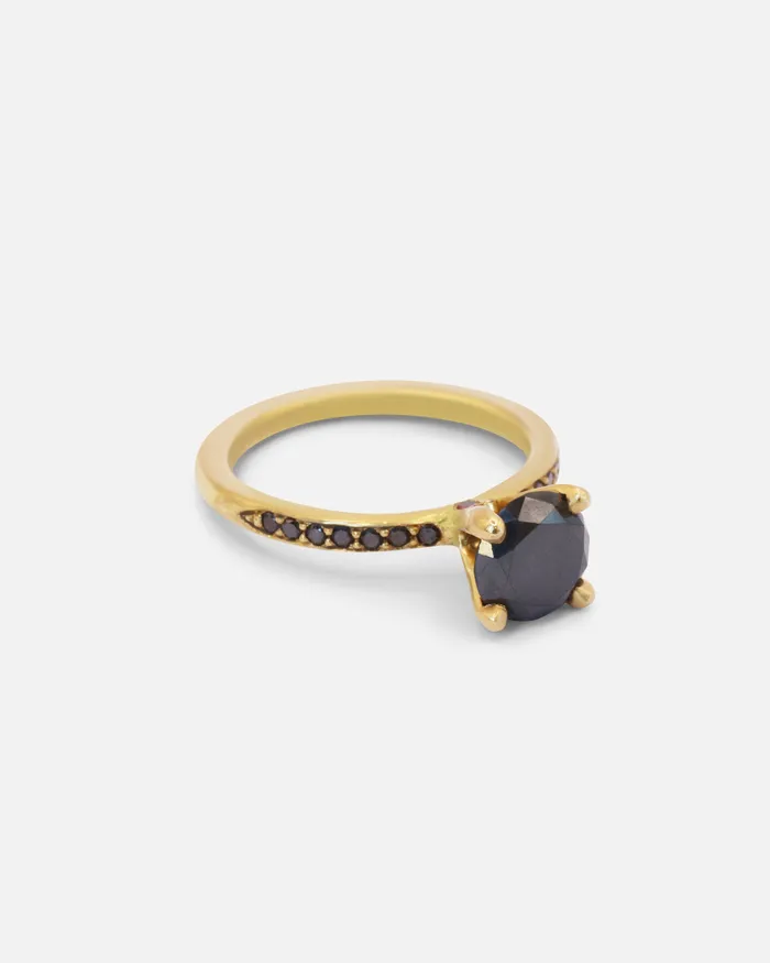 Vena Amoris Rings Imperatrix Black Diamond Ring Vena Amoris Rings Imperatrix Black Diamond Ring