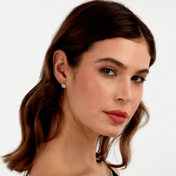 Womens Silver Morellato Tesori Stud Earrings with Cubic Zirconia Flower Morellato Earrings Womens Silver Morellato Tesori Stud Earrings with Cubic Zirconia Flower Morellato Earrings